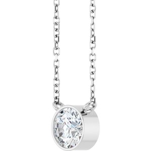 5/8 Ct Lab-Grown Diamond Solitaire Necklace