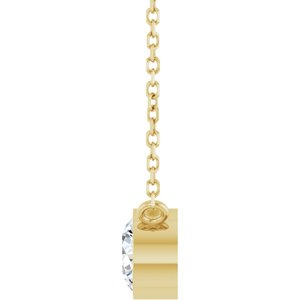 5/8 Ct Lab-Grown Diamond Solitaire Necklace