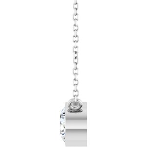 3/4 Ct Lab-Grown Diamond Solitaire Necklace