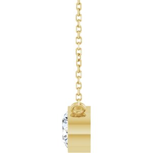 3/4 Ct Lab-Grown Diamond Solitaire Necklace