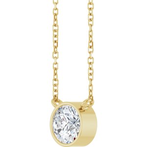 3/4 Ct Lab-Grown Diamond Solitaire Necklace