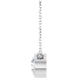 1 Ct Lab-Grown Diamond Solitaire Necklace