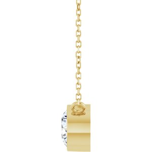 1 Ct Lab-Grown Diamond Solitaire Necklace