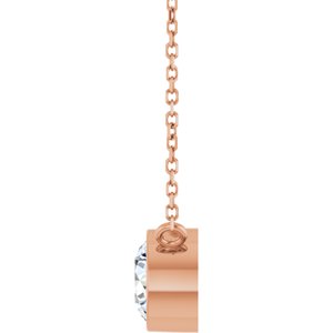 1 Ct Lab-Grown Diamond Solitaire Necklace