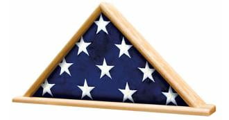 Memorial Flag Display Shadow Box ceremonial, In sized 3' x 5' flag, 4' x 6 flag or even 5'x 9' Flag