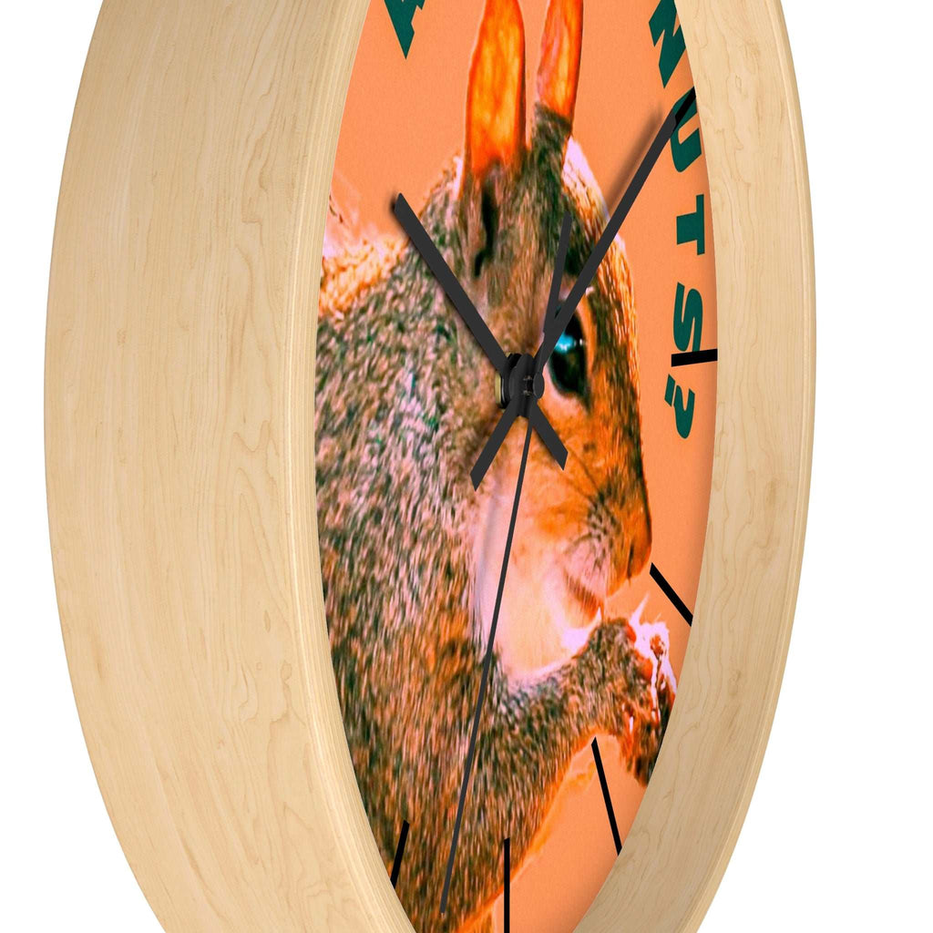 Are You Nuts? Squirrel Wall Clock