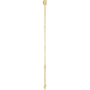 14K Yellow Gold Lab-Grown Ruby 6 1/2-7 1/2" Bracelet – image 3