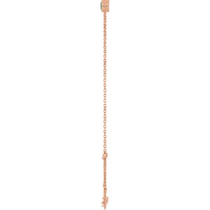14K Rose Gold Natural Emerald 6 1/2-7 1/2" Bracelet – image 3