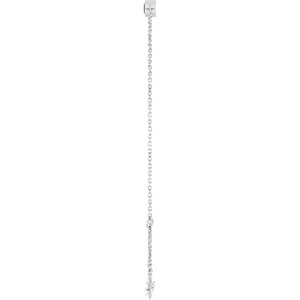 14K White Gold Lab-Grown Alexandrite 6 1/2-7 1/2" Bracelet – image 3