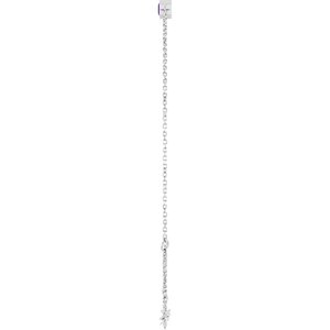 14K White Gold Natural Amethyst 6 1/2-7 1/2" Bracelet – image 3