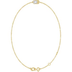 14K Yellow Gold Lab-Grown Diamond 6 1/2-7 1/2" Bracelet – image 2