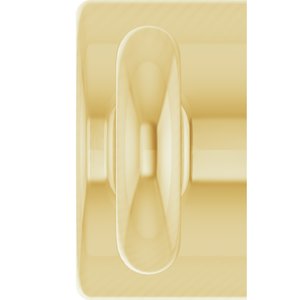 14K Yellow Gold 2 mm Round Bezel-Set Link