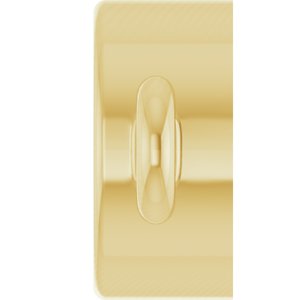 14K Yellow Gold 3.5 mm Round Bezel-Set Link