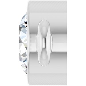 Platinum 1/8 CT Lab-Grown Diamond Bezel-Set Link