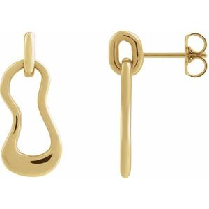 Freeform Dangle Earrings
