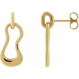 Freeform Dangle Earrings