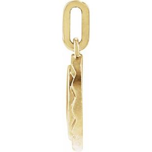 Engravable Sunburst Necklace or Charm/Pendant