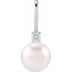 Accented Pearl Charm/Pendant
