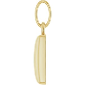 Engravable Puffed Dog Tag Necklace or Pendant