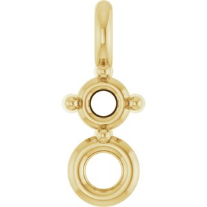 14K Yellow Gold 1.5 mm Round 4-Prong Link