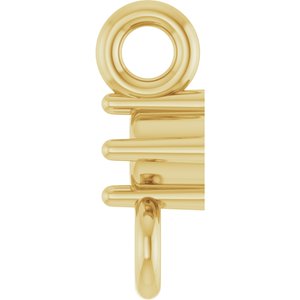 18K Yellow Gold 1.5 mm Round 4-Prong Link