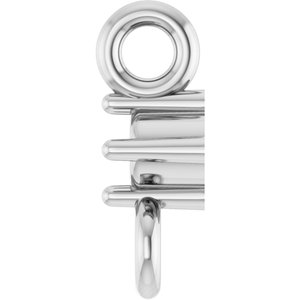 18K White Gold 1.5 mm Round 4-Prong Link