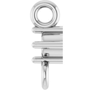 14K White Gold 1.7 mm Round 4-Prong Link