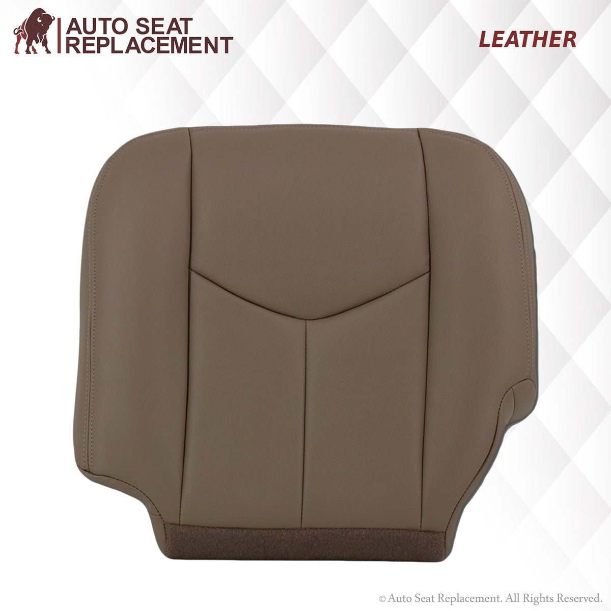 2003-2007 Chevy Silverado/Avalanche Seat Cover in Tan: Choose Leather or Vinyl