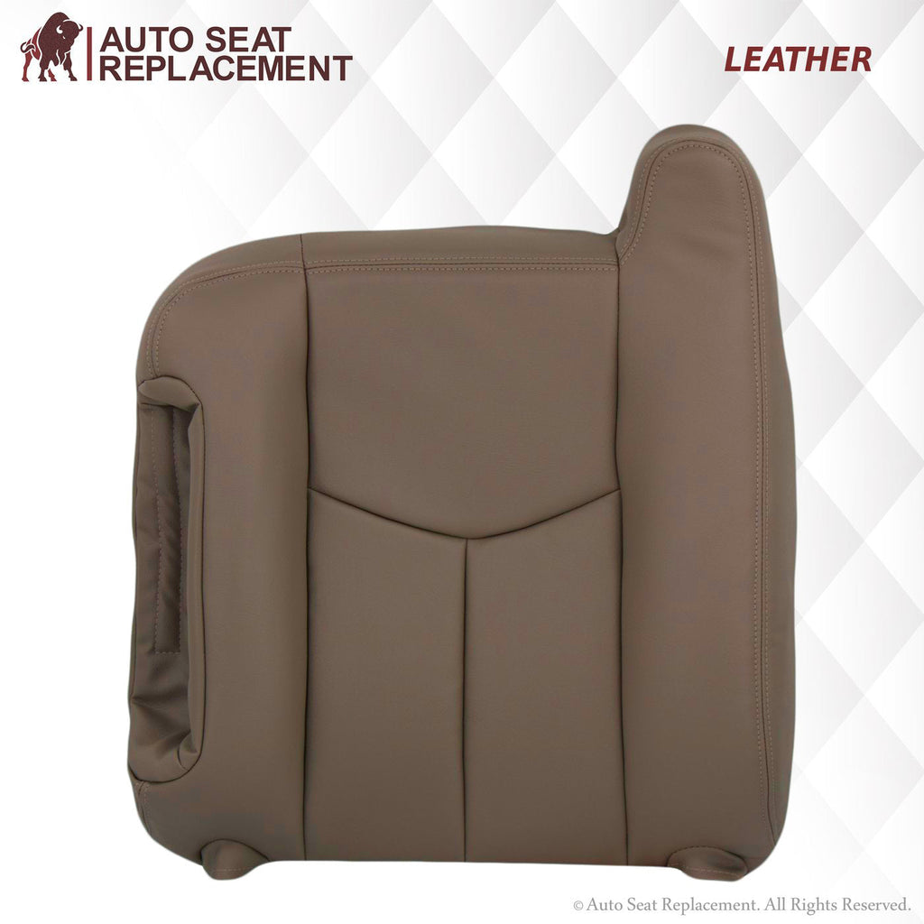 2003-2007 Chevy Silverado/Avalanche Seat Cover in Tan: Choose Leather or Vinyl