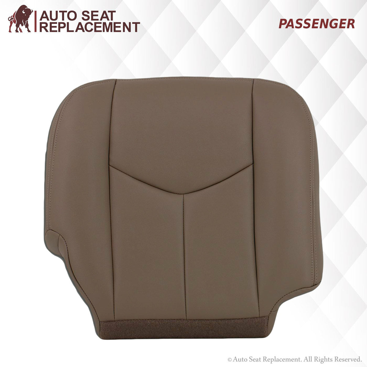 2003-2007 Chevy Silverado/Avalanche Seat Cover in Tan: Choose Leather or Vinyl