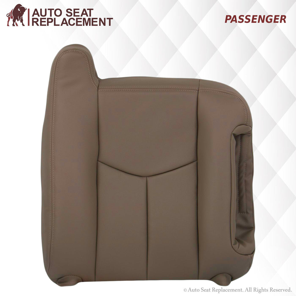 2003-2007 Chevy Silverado/Avalanche Seat Cover in Tan: Choose Leather or Vinyl