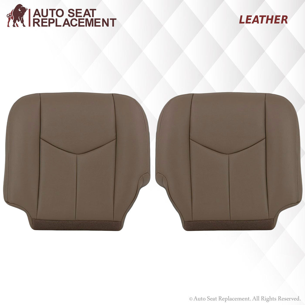 2003-2007 Chevy Silverado/Avalanche Seat Cover in Tan: Choose Leather or Vinyl