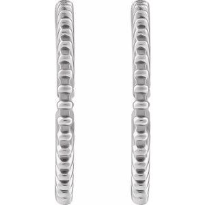 Starburst Hoop Earrings