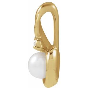 Accented Pearl Necklace or Pendant