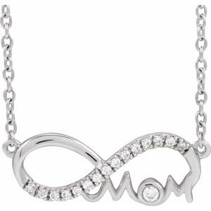 Infinity-Inspired Mom Necklace