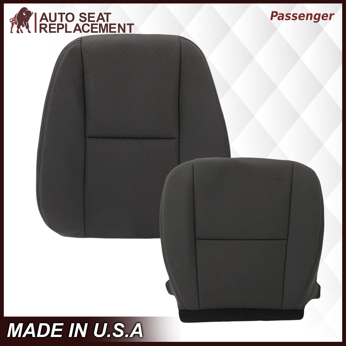 2009-2014 Chevy Silverado Avalanche Cloth Seat Cover In Black: Choose From Variation