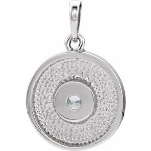 Disc Necklace or Pendant