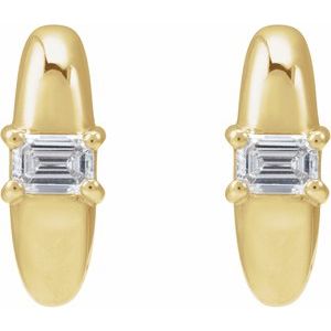Accented Hoop Earrings