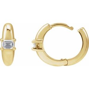 Accented Hoop Earrings