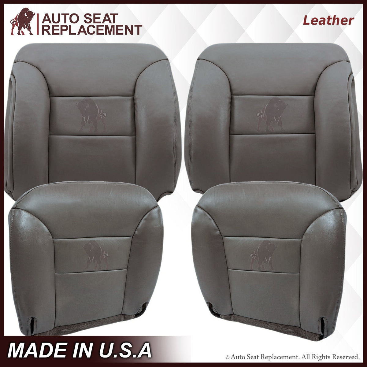 1995-1999  GMC Yukon Suburban SLT SLE Seat Cover in Gray: Choose your options