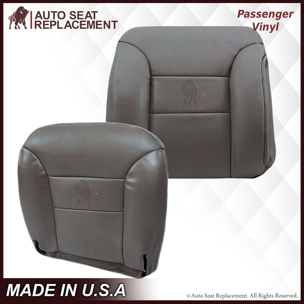 1995-1999  GMC Sierra SLT SLE Seat Cover in Gray: Choose your options