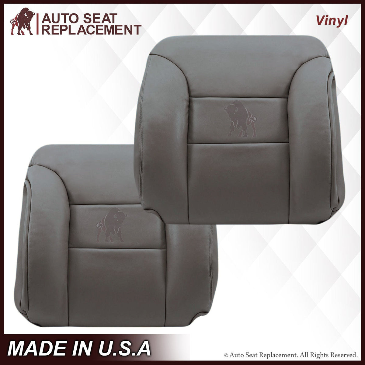 1995-1999  GMC Sierra SLT SLE Seat Cover in Gray: Choose your options