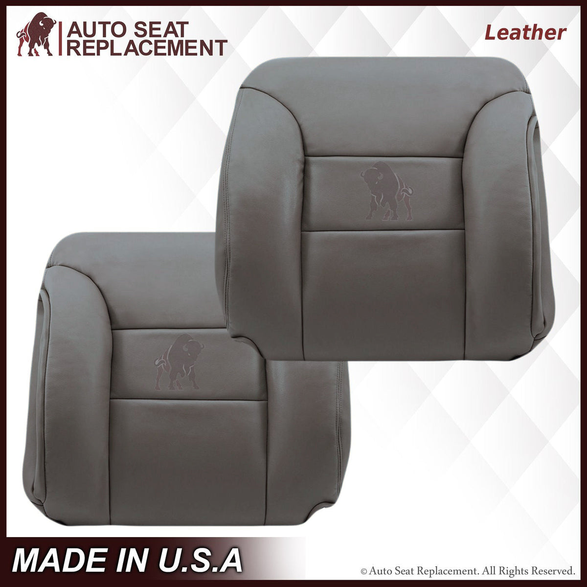 1995-1999  GMC Sierra SLT SLE Seat Cover in Gray: Choose your options