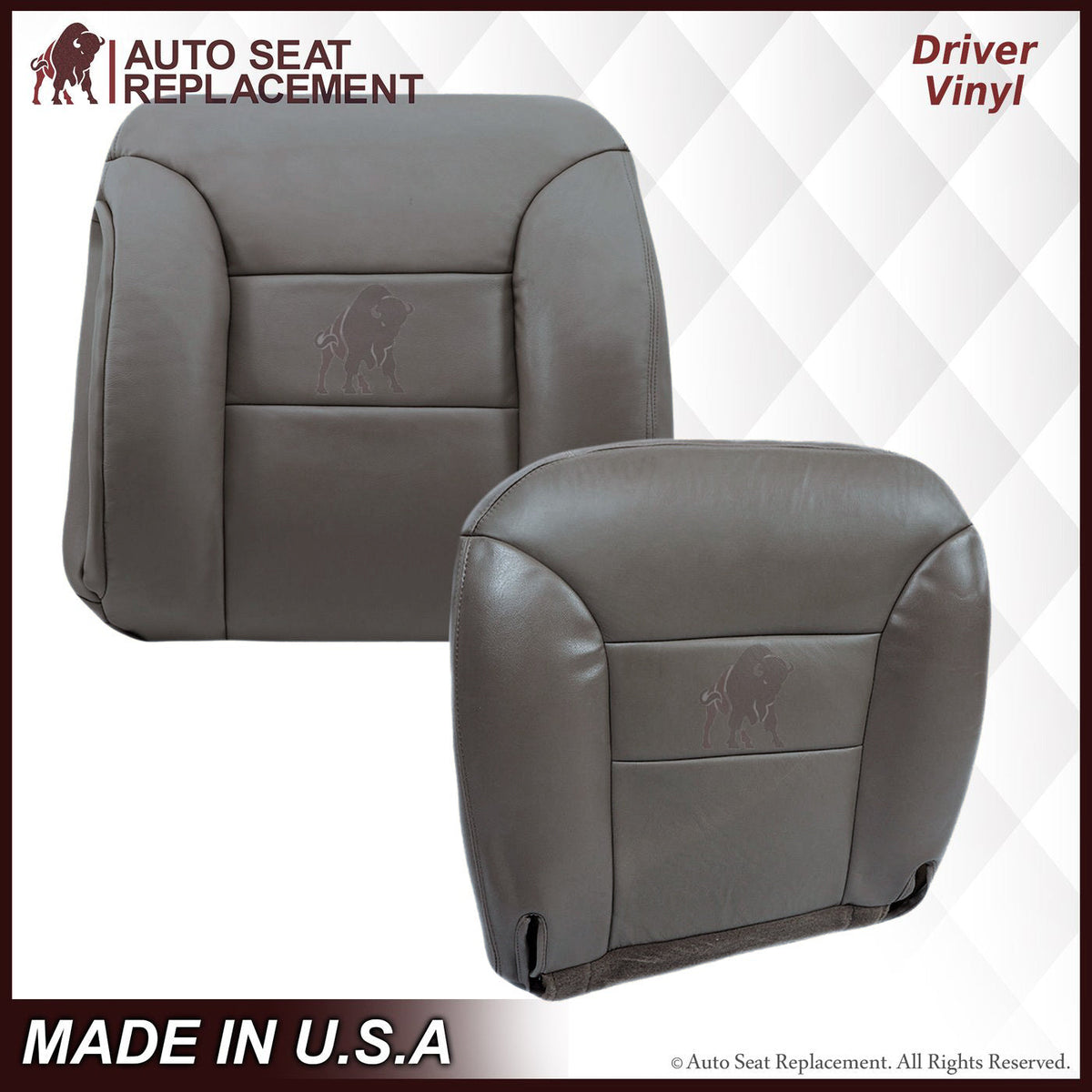 1995-1999 Chevy Tahoe Suburban Silverado Seat Cover in Gray: Choose your options
