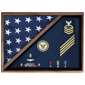 MEMORIAL FLAG CASE - FOLDED CORNER.