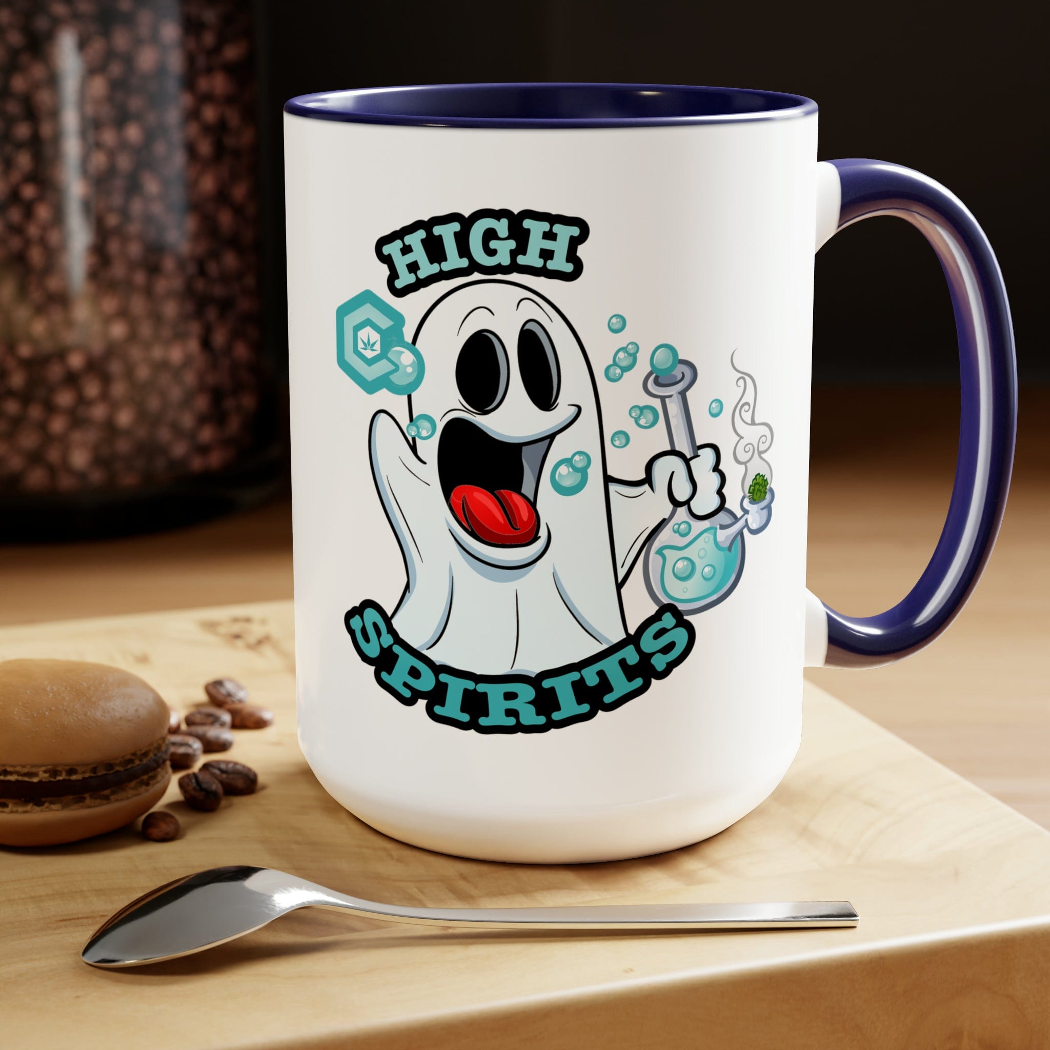 High Spirits Ghost with Bong 15oz Coffee Mug