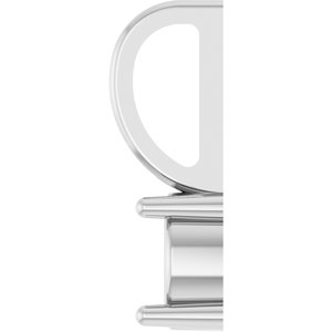 14K White Gold 5 mm Round Solitaire Charm/Pendant Mounting – image 6