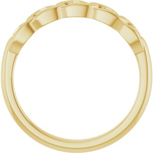 Anchor Chain Link Ring