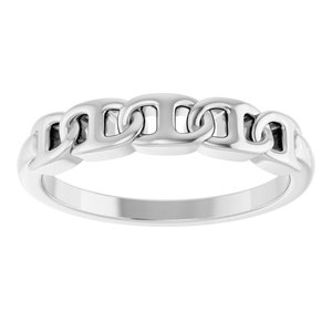 Anchor Chain Link Ring