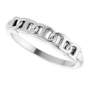 Anchor Chain Link Ring